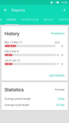 Period Tracker android App screenshot 0